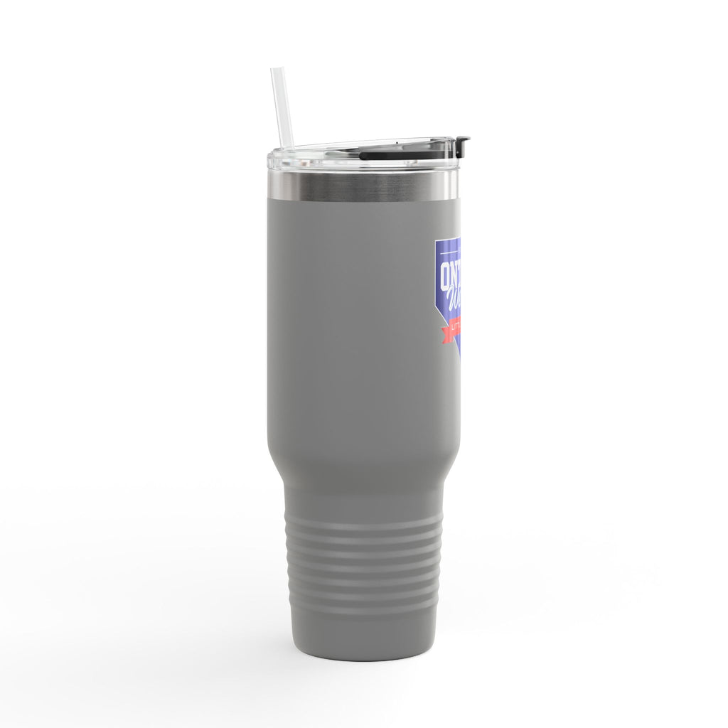 OWLL Home Plate Logo 40oz Insulated Travel Mug