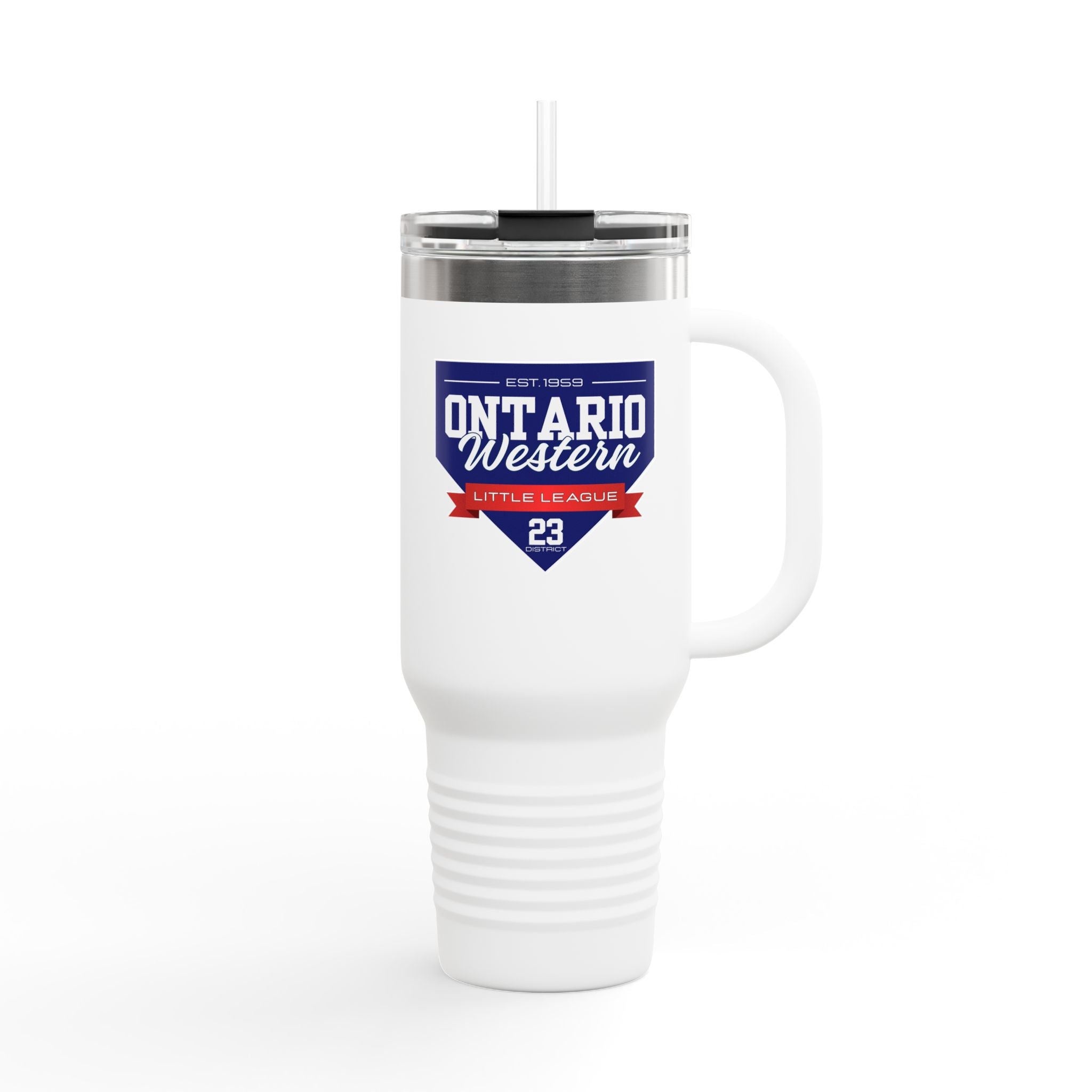 OWLL Home Plate Logo 40oz Insulated Travel Mug