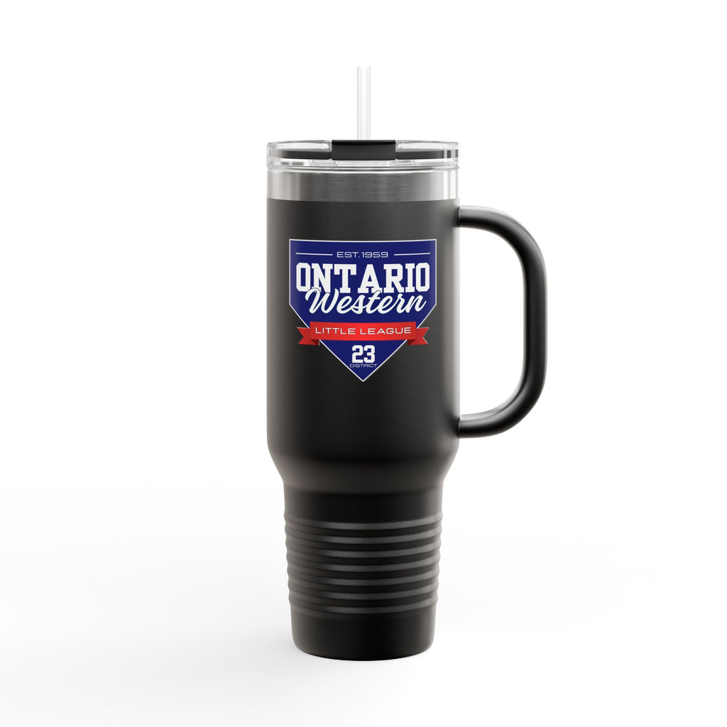 OWLL Home Plate Logo 40oz Insulated Travel Mug