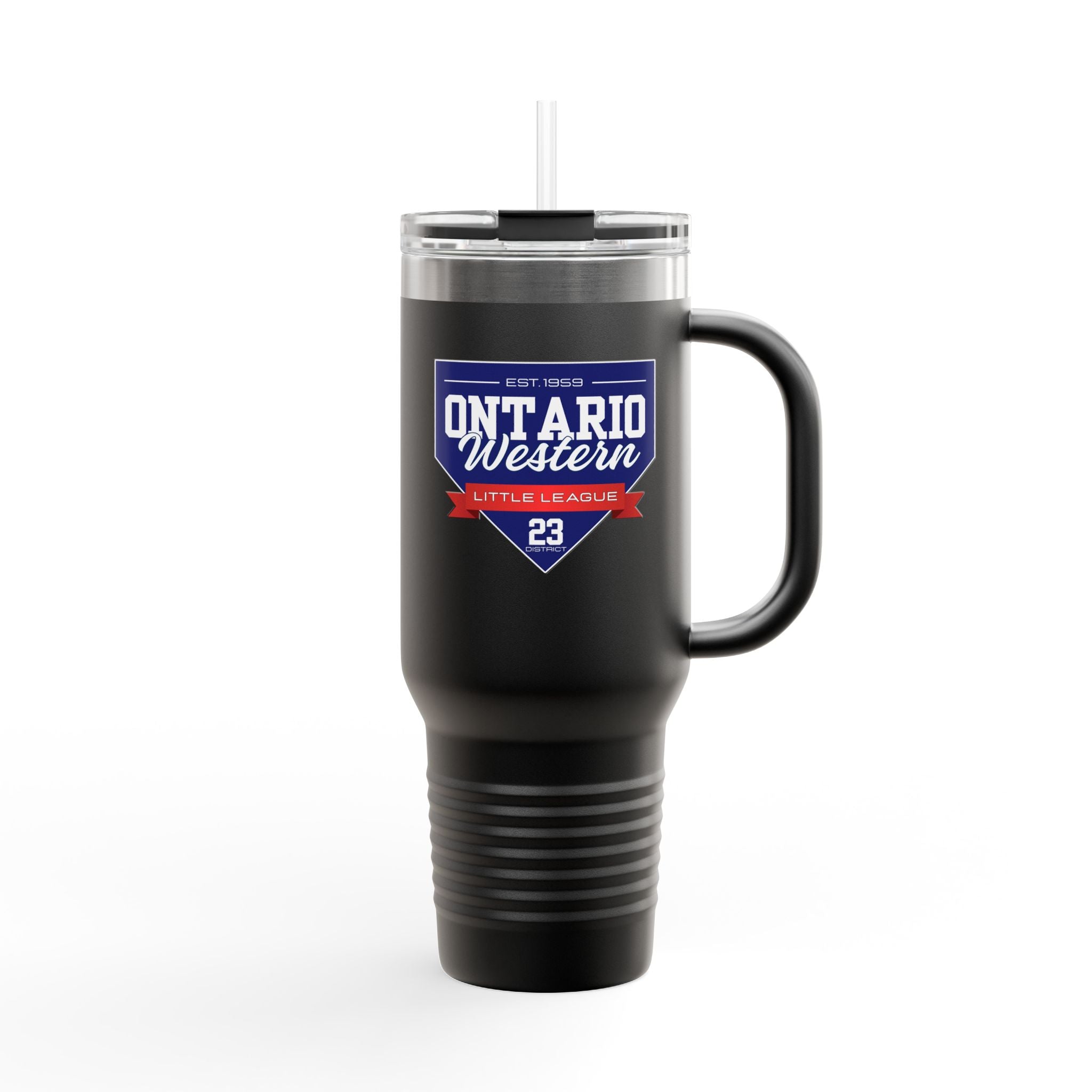 OWLL Home Plate Logo 40oz Insulated Travel Mug