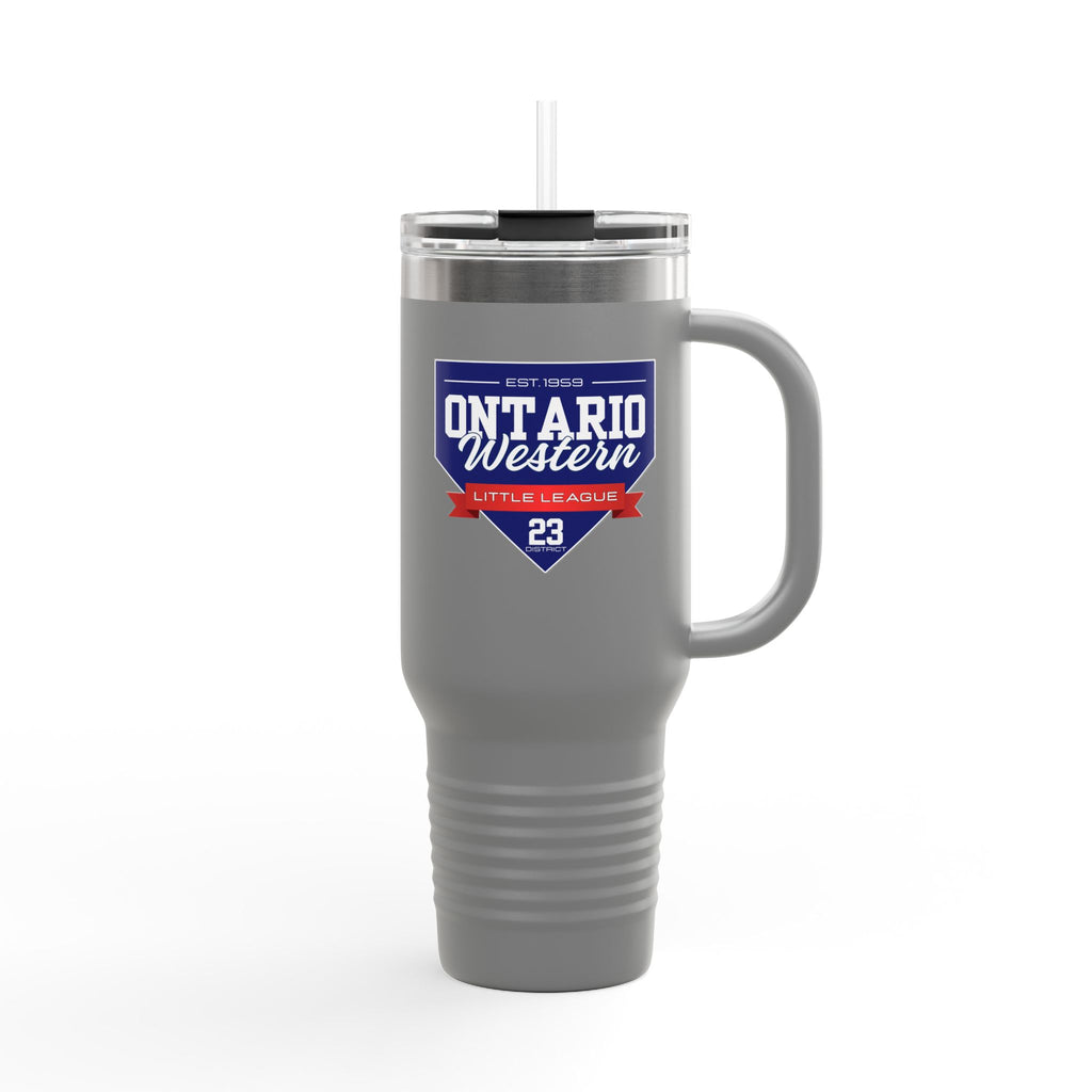OWLL Home Plate Logo 40oz Insulated Travel Mug