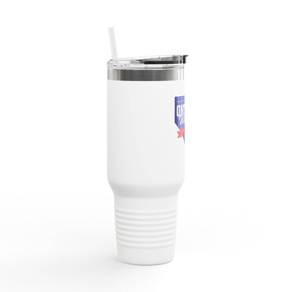 OWLL Home Plate Logo 40oz Insulated Travel Mug