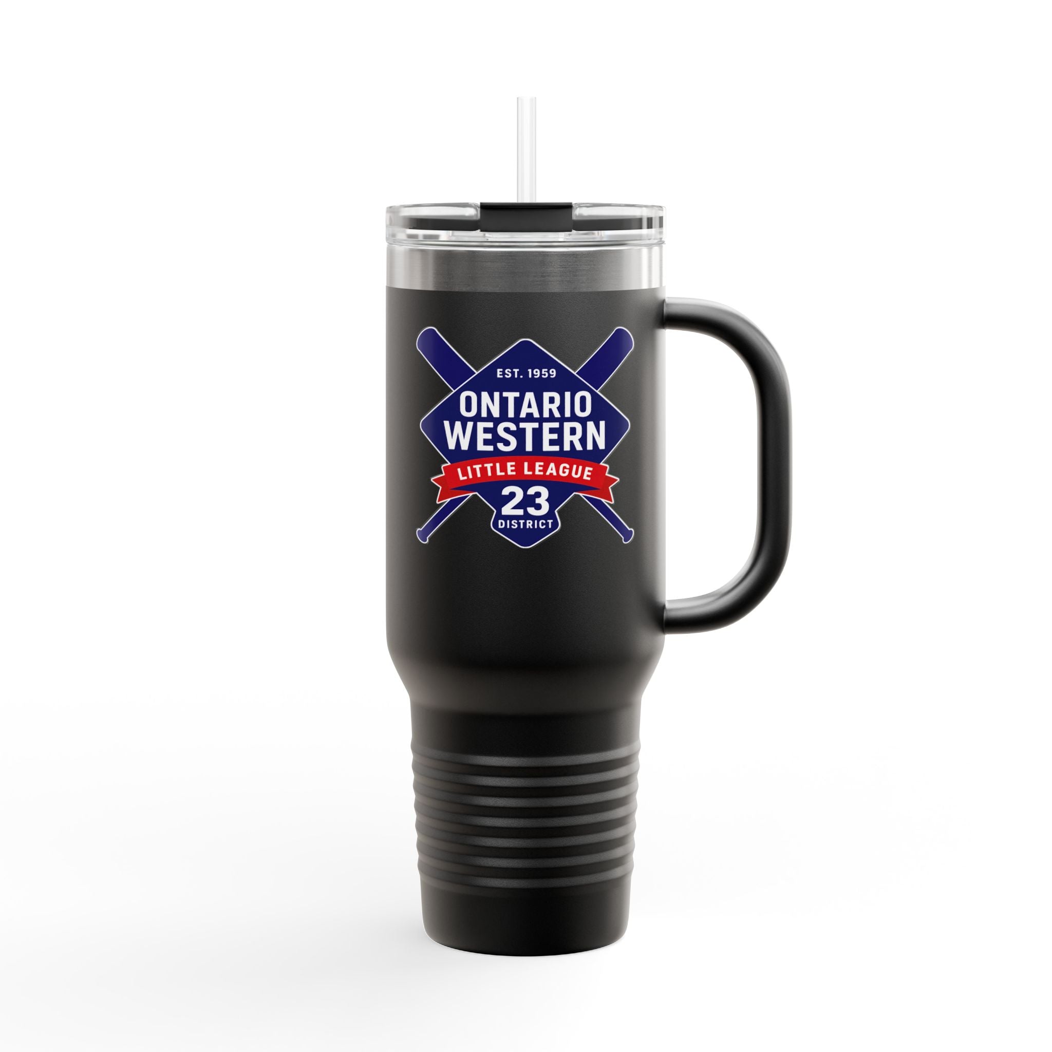OWLL Cross Bat Logo 40oz Insulated Travel Mug